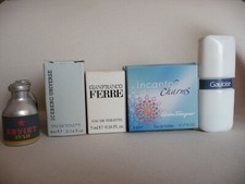 MINIATURE BOTTIGLIE COLLEZIONE CAMPIONCINI RARI PROFUMI UOMO /DONNA 5ml VIAGGIO