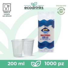 1000 BICCHIERI PER ACQUA