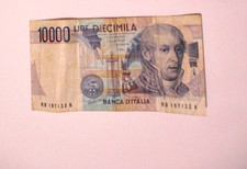  Banconota da 10000 lire,Repubblica Italiana.            Tgs ,francobolli,monete