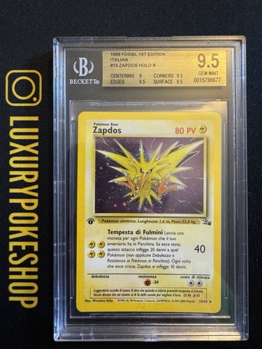Carta card pokemon zapdos - pokemon,