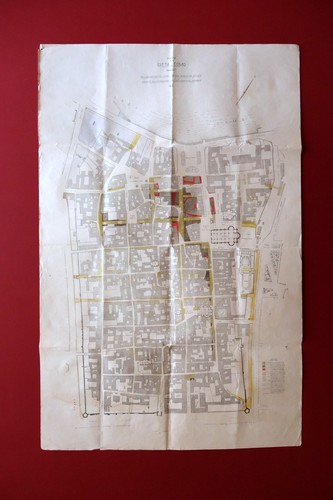 Pianta della città como - pianta,