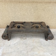 Antico fornello da campo Tedesco con serbatoio in ottone a benzina o alcol