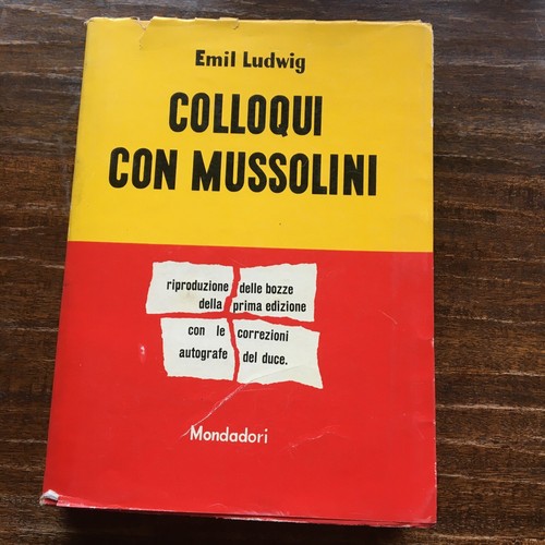 Fascismo mussolini colloqui - mussolini,,