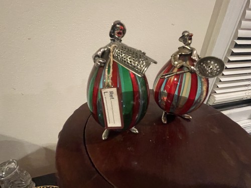 Due statuine pagliaccio