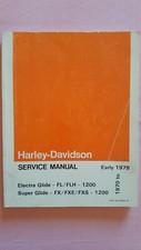1970-1978 Harley Davidson FL FLH FX FXE FXS-1200 manuale ufficiale di fabbrica 