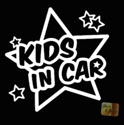 Adesivo auto kids car - auto, in