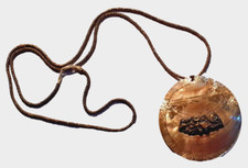 Madreperla grigio  pendente