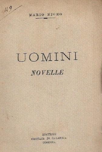 Mario nigro uomini novelle - mario,