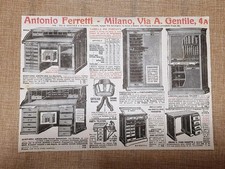 Pubblicità del 1916 - , mobili