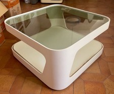 TAVOLO TAVOLINO DA CAFFE' IN LEGNO DESIGN ANNI 60 VINTAGE STILE SPACE AGE