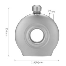 Borraccia Vino Campeggio Portatile Capacità 180ml Design Conservazione Intellig