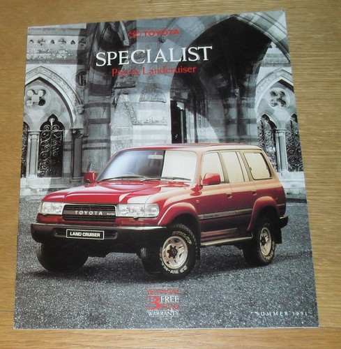 Toyota specialist brochure - specialist,