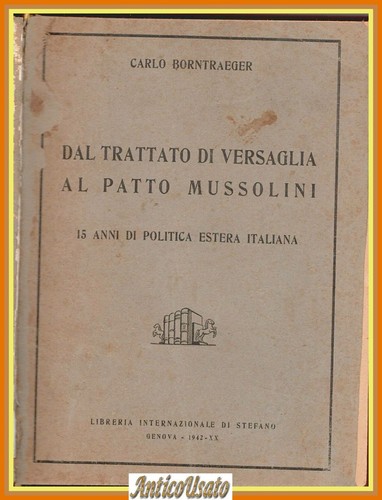 Dal trattato versaglia al - dal, di
