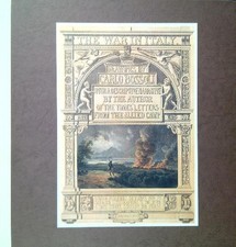 LA GUERRA IN ITALIA NEI DISEGNI DI CARLO BOSSOLI - ESEMPLARE 3/50 AA.VV.