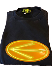 Felpa Energie L nera anni 90 vintage oversize-fit