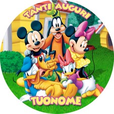 Cialda topolino compleanno - topolino,