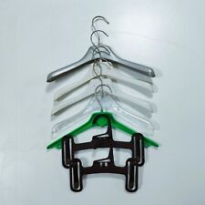 Lotto 7 grucce appendiabiti giubbetti camicie pantaloni body bambino bambina