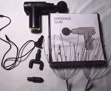 Set Pistola Massaggio Muscolare Massaggiatore Professionale e Testa