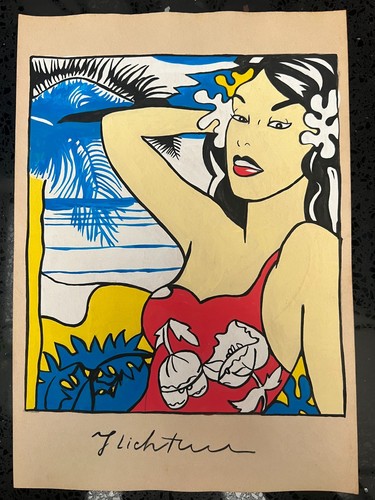 Roy lichtenstein fatto a - lichtenstein, (fatto