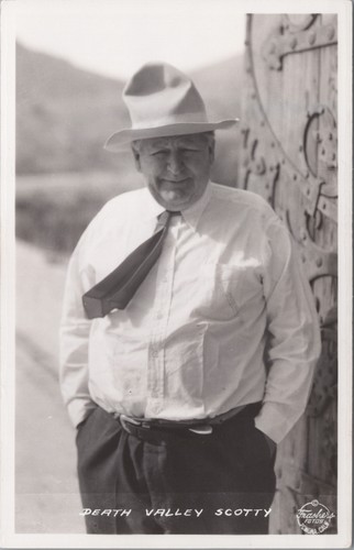 Death valley scotty rppc - death,