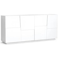 Credenza 4 Ante Bianco Laccato