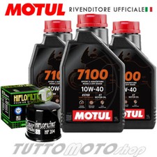 Tagliando YAMAHA YZF-R3 2016 2017 2018 2019 - Motul 7100 10W40 + Filtro olio