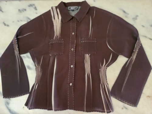 Zashi blusa vintage marrone - , e