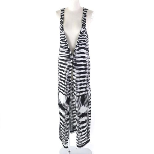 Gilet lungo maglia - , astratto