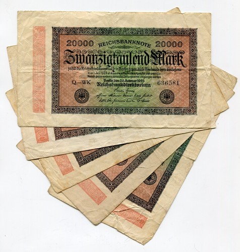 Banconota antica tedesca 1923