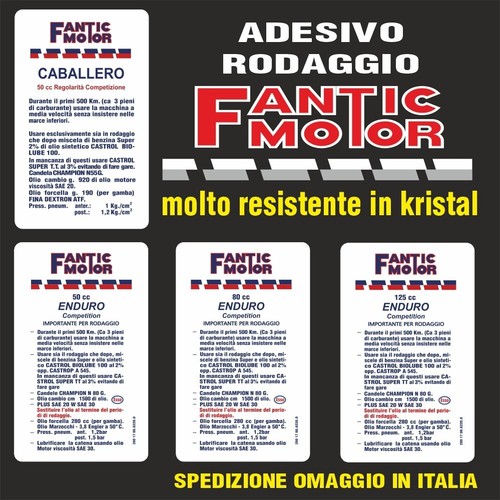 Fantic motor adesivo - fantic,