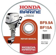 Honda Marine BF9.9A - BF15A - fuoribordo  manuale officina