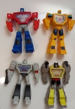 SET 4 FIGURE - SNODABILI Happy Meal Transformers - Optimus - Bumble Bee 