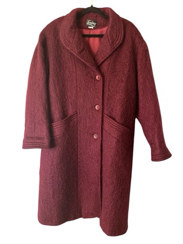 Cappotto vintage loring - loring, fucsia