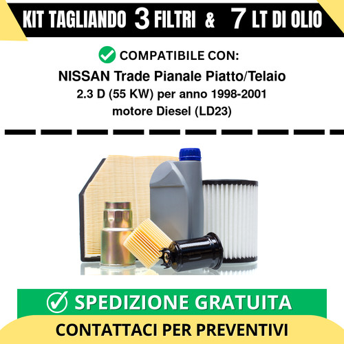 Tagliando per nissan trade - per,