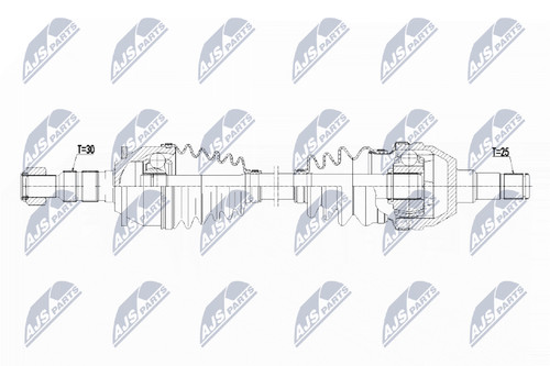 Albero motore nty - motore, npw-pl-075
