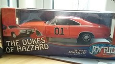 Modellino pressofuso 1/18 Dukes of Hazzard General Lee, caricatore Dodge 1969