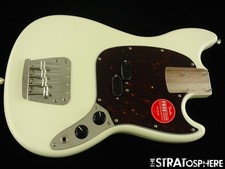 Basso Fender Squier Classic Vibe anni 60 Mustang CORPO CARICO, basso bianco olimpico