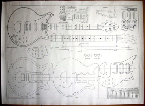 Piani chitarra brian may red - chitarra,