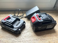 Kit 2 Batteria Ricambio 18 V + Caricabatterie Per Sega Motosega Decespugliatore