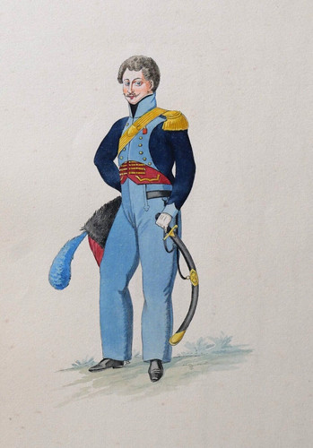 Charles brun disegno militaria - charles,
