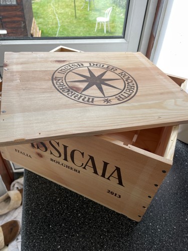 Sassicaia empty wine - sassicaia,