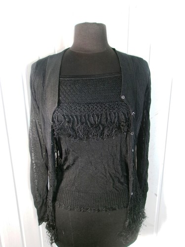 Ensemble top gilet noir - ensemble,