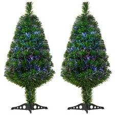 HOMCOM Set 2 Alberi di Natale