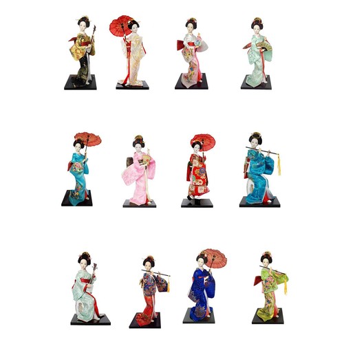Bambole geisha giapponesi