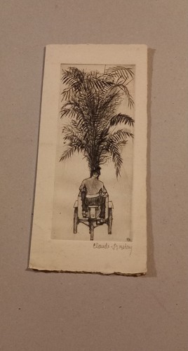 Gravure originale signée