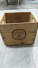 SPETTACOLARE CASSETTA IN LEGNO BIRRA DREHER VINTAGE DA COLLEZIONE 70-80 