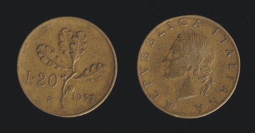 Lire 1957 ramo - 20, di