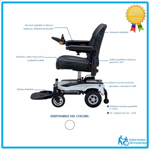 Carrozzina elettrica - carrozzina, da