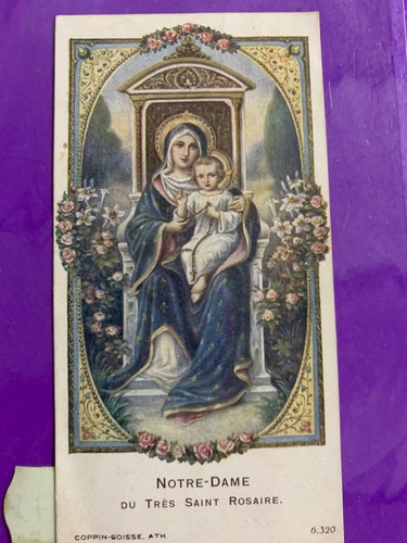 Santino holy card - holy, card,