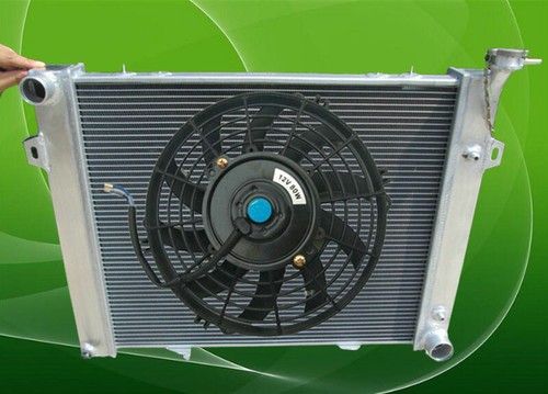 Alu radiator fan for jeep - radiator+fan,